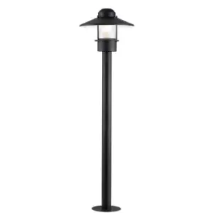 Image of Elstead Klampenborg Outdoor Bollard Black, IP44