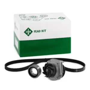 Image of INA Water Pump + Timing Belt Kit with water pump 530 0206 30 FIAT,LANCIA,PANDA (169),PUNTO (188),Doblo Cargo (223_),Doblo Kombi (119_, 223_)