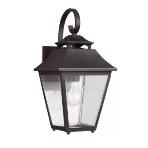 Image of Feiss Galena Outdoor Wall Lantern Sable, IP44