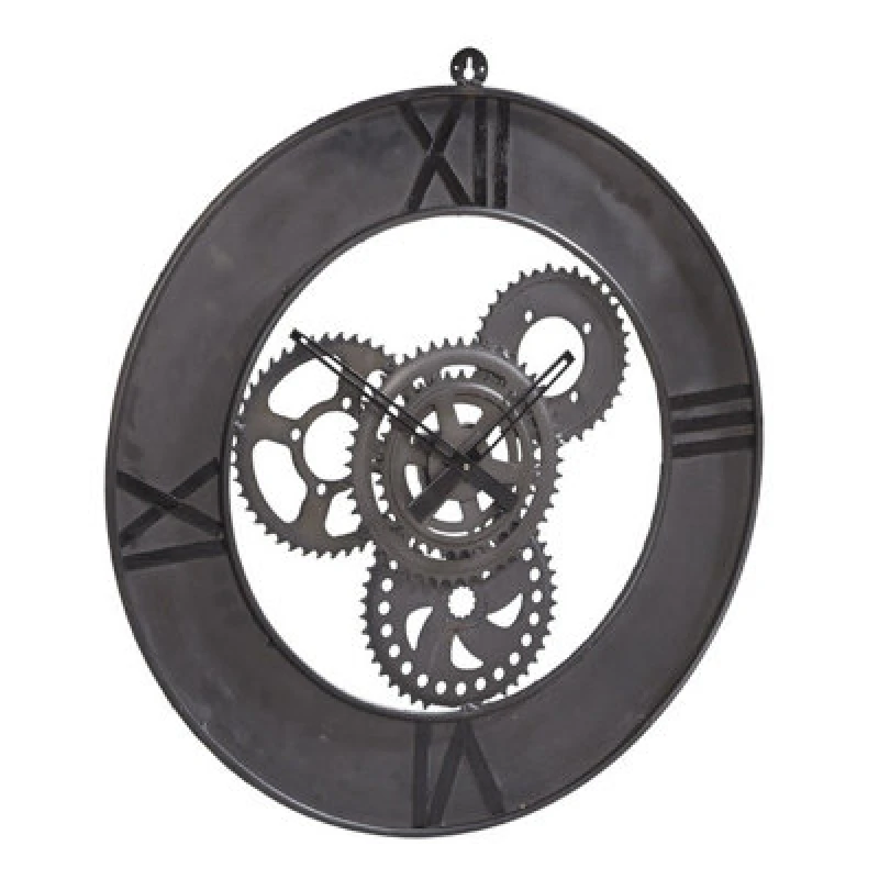 Image of Buttercup Farm Factory Large Clock - Metal - L60 X W60 X H2 Cm