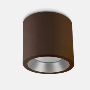 Image of Cosmos Outdoor LED Surface Mounted Ceiling Light Brown 16.8cm 2526lm 3000K IP65