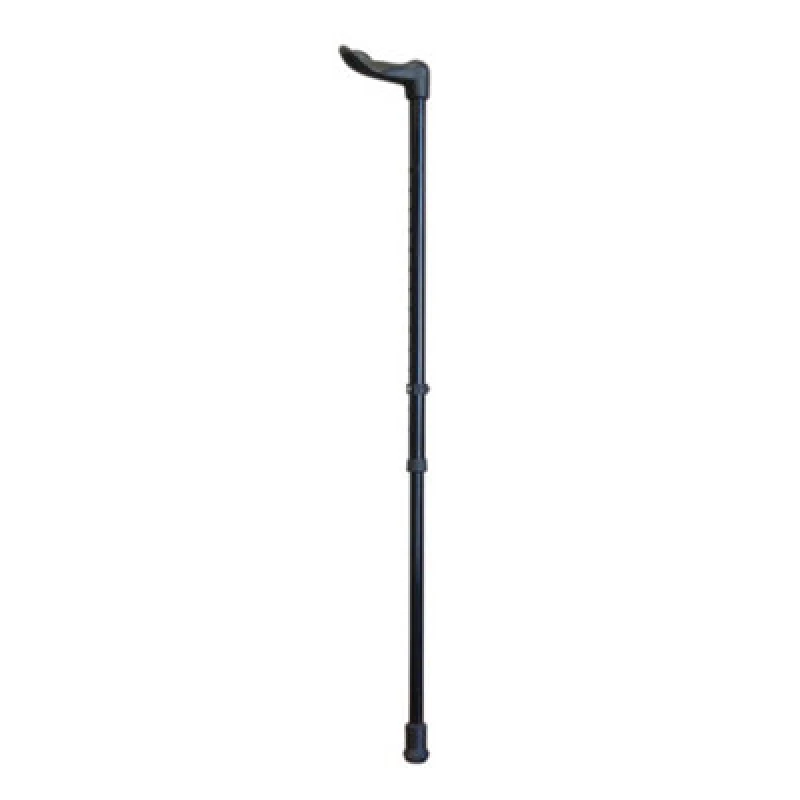 Image of Loops Right Handed Ergonomic Handled Walking Stick - Palm Grip - 14 Heght Settings Multi