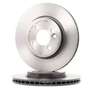 Image of PAIR PAINTED BREMBO BRAKE DISC 09.A761.11