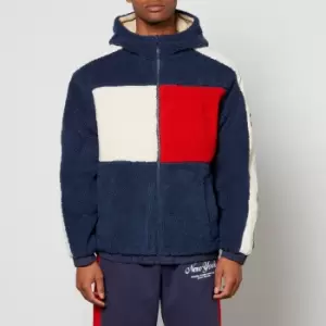 Image of Tommy Jeans Reversible Sherpa and Shell Jacket - M