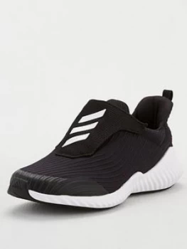 Image of adidas FortaRun Childrens Trainer - Black/White, Size 4