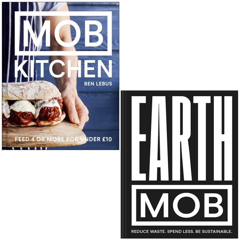 Image of Mob Kitchen 2 Books Collection Set (Mob Kitchen ,Earth MOB ) Mob Kitchen Books