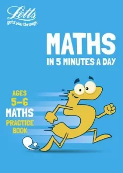 Image of Maths in 5 minutes a day Ages 5-6 Maths practice book by