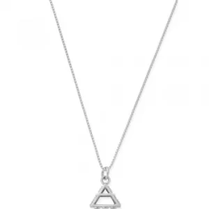 Image of ChloBo Sacred Earth Sterling Silver Delicate Box Chain Air...