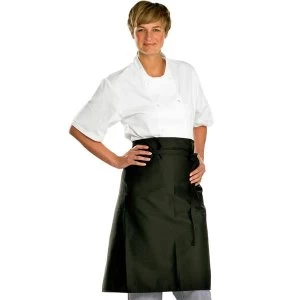 Image of Click Workwear Chefs Waist Apron Bl 36X29 Pack of 10 Ref CCCWABL36X29