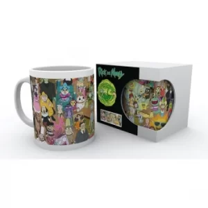 Image of Rick and Morty Various Characters Mug