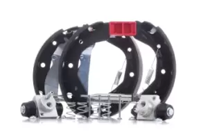 Image of TRW Brake Set, drum brakes with wheel brake cylinder GSK1624 OPEL,DAEWOO,VAUXHALL,Corsa C Schragheck (X01),Astra G CC (T98),Astra G Caravan (T98)