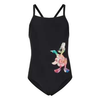 Image of adidas x Daisy Duck Swimsuit Kids - Black