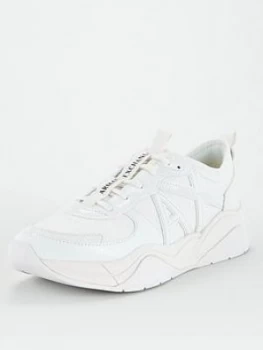 Image of Armani Exchange Alba Trainers White Size 7 Women