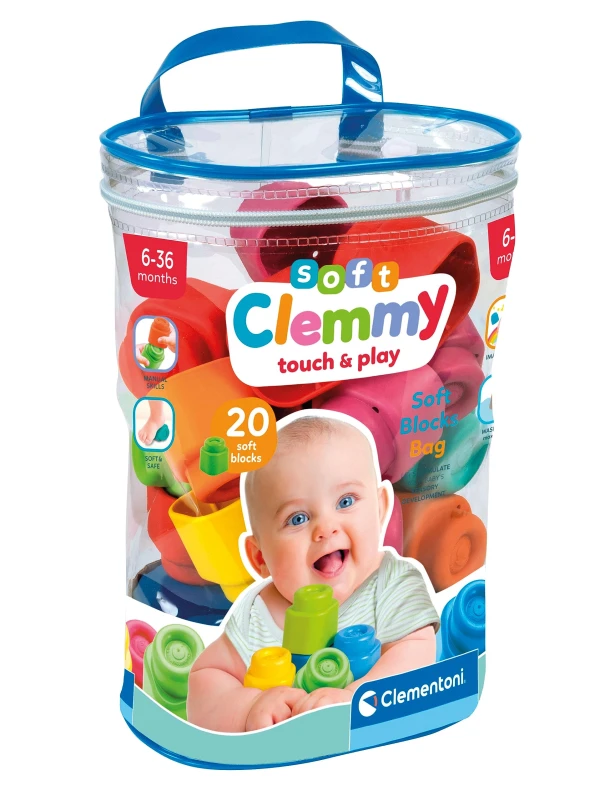 Image of Clementoni Clementoni - Bag 20 Packs Of Block