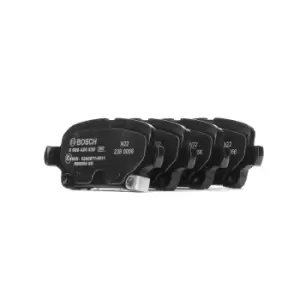 Image of Bosch Brake pad set OPEL,VAUXHALL 0 986 424 839 39021615,39021615,39021615 39037199,42676498,39037199