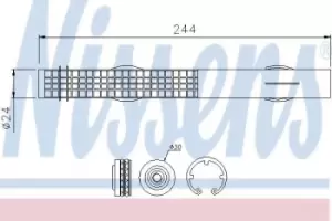 Image of Nissens Dryer air conditioning 95457