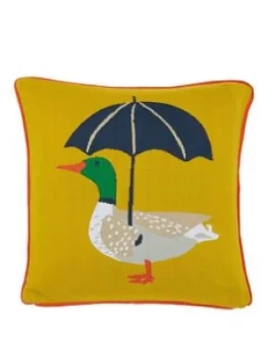 Image of Joules Ducks March 100% Cotton Cushion