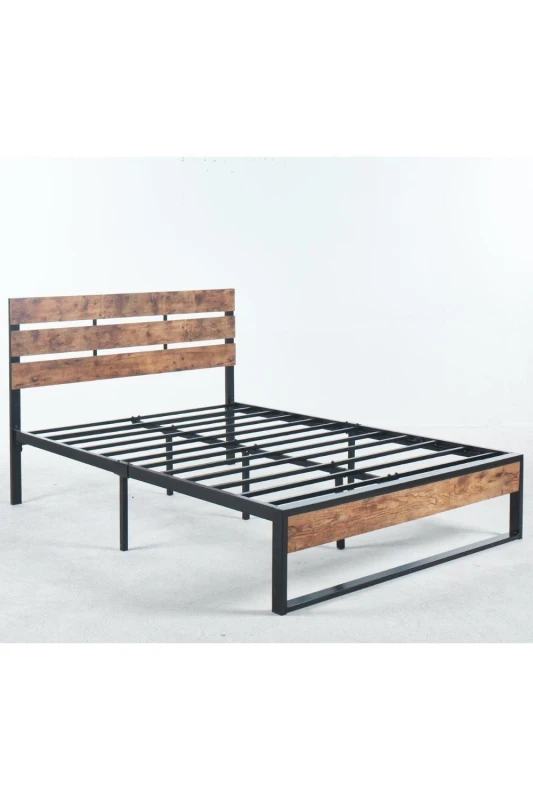 Image of Modernique Modernique Isabella Metal Bed Frame in 3ft in Black Size: Single Black Single Unisex 5061017320128