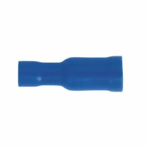 Image of Genuine SEALEY BT22 Female Socket Terminal Ø5mm Blue Pack of 100