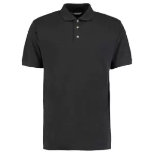 Image of Kustom Kit Workwear Mens Short Sleeve Polo Shirt (S) (Charcoal)