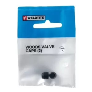 Image of Weldtite Bike Bits Woods Valve Caps x2