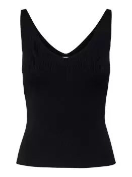 Image of ONLY V-neck Sleeveless Top Women Black