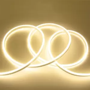 Image of Neon LED Strip Light 3m 12V DC 600 SMD2835 LEDs Waterproof Flexible LED NEON Light for Indoors Outdoors Decor [ Day White 4000K Includes Power