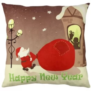 Image of A11881 Multicolor Cushion Happy New Year 3