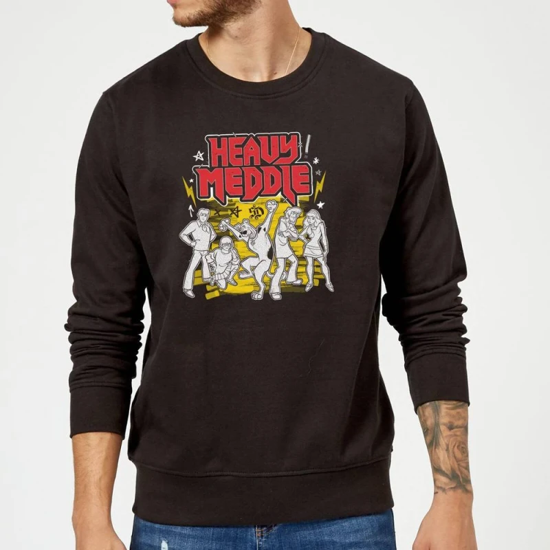 Image of Scooby Doo Heavy Meddle Sweatshirt - Black - L