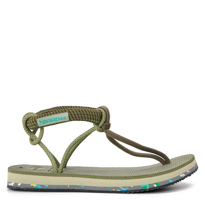 Image of Havaianas Unisex Kids Cosmo Madrid Green Flip Flops Green unisex 1