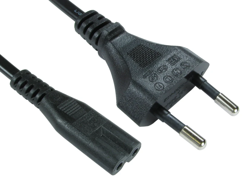 Image of Cables Direct Euro - C7 3m Black C7 coupler