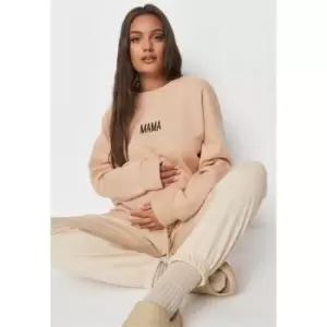 Image of Missguided Maternity Mama Sweater - Neutral