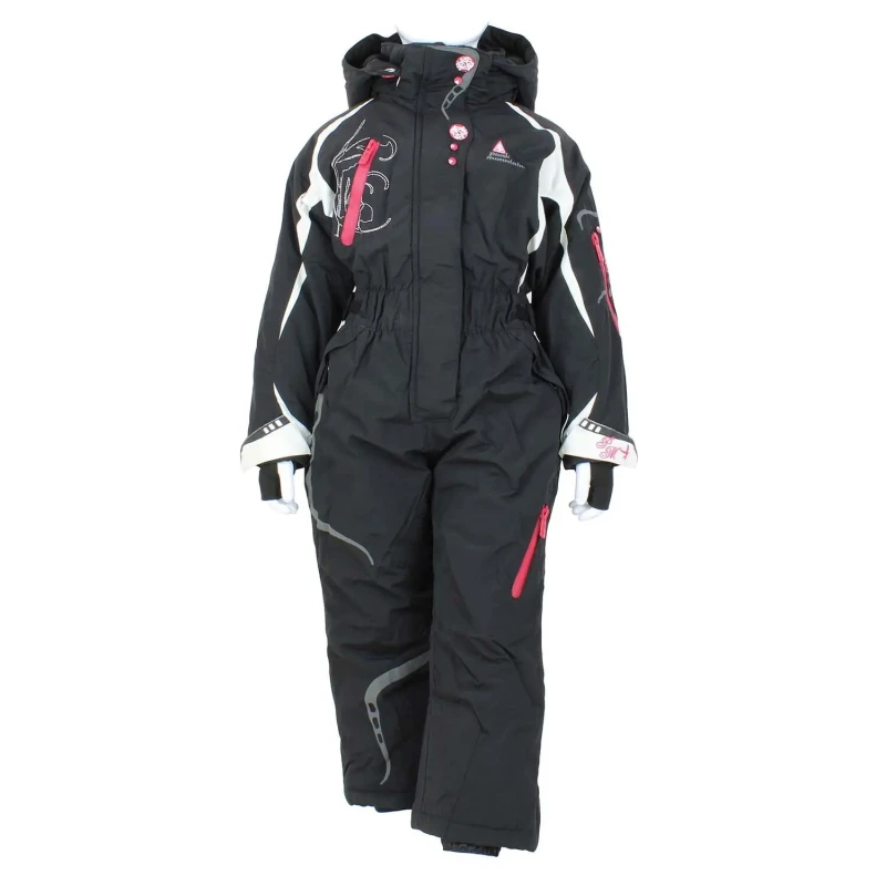 Image of Peak Mountain Girl's ski suit Peak Mountain Feldi Noir Female 6 ans FELDI/3-8/DS-NOIR