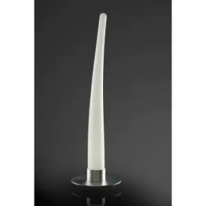 Image of Estalacta Table Lamp 1 Indoor Bulb, silver / opal white