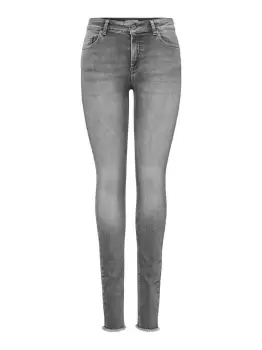 Image of ONLY Onlblush Mid Ankle Skinny Fit Jeans Women Grey