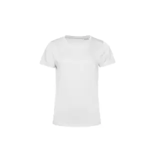 Image of B&C Womens/Ladies E150 Organic Short-Sleeved T-Shirt (M) (White)