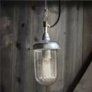 Image of St Ives Harbour Pendant Hanging Garden Light Mains Indoor Outdoor - Garden Trading