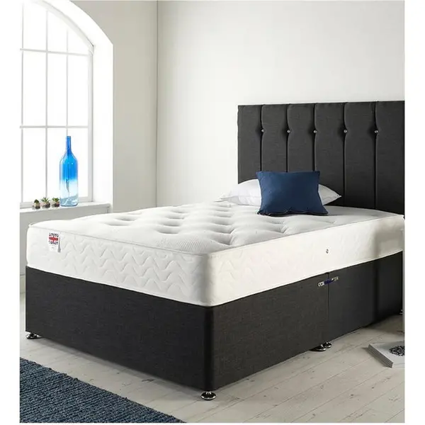 Image of Aspire Aspire 1000 Tufted Pocket Mattress - White Superking