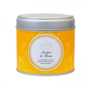 Image of Shearer Candles Amber & Rose Large Candle Tin 228g