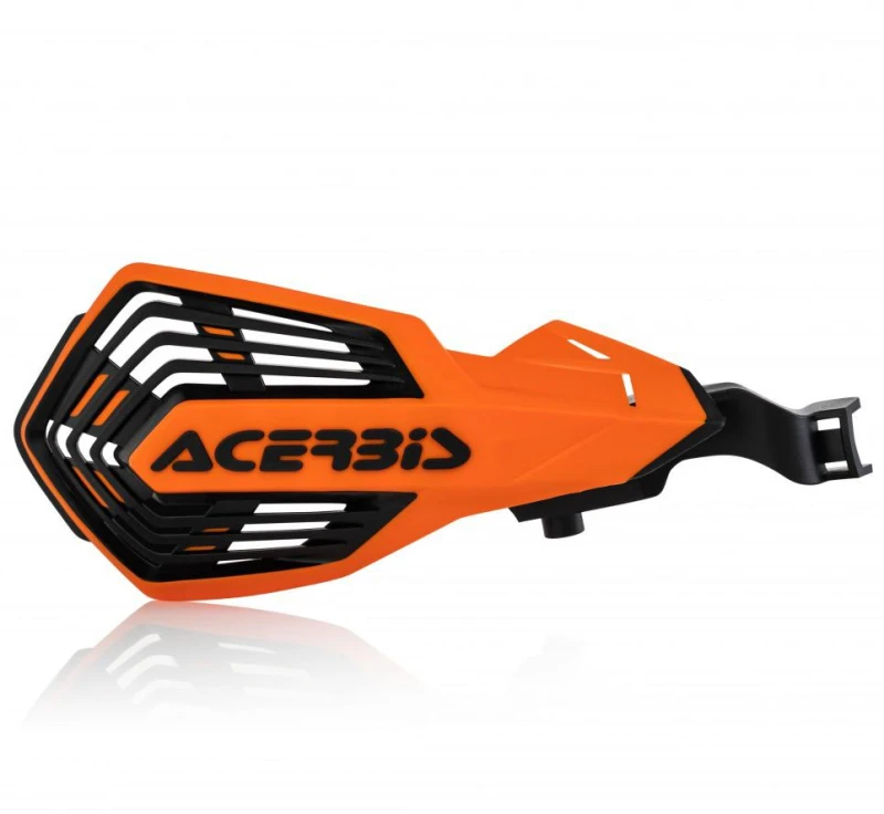 Image of 0024297.209 - Acerbis K-Future Hand Guards For KTM SX250 & SXF 2014-23, XC-F 2019-23 - Orange/ Black 0024297.209
