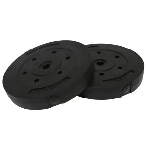 Image of Charles Bentley 2x10KG Exercise Weights Dumbbell Barbell Resistance Training