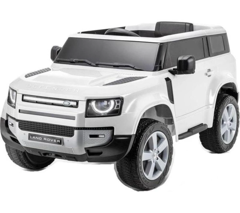 Image of XOOTZ Land Rover Defender Kids Electric Ride-On Car - White 5031470273811