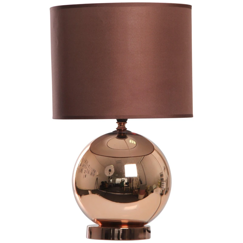 Image of K Living KLIVING OSTEND COPPER TABLE LAMP WITH MATCHING CHO - Brown Brown One Size