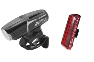 Image of Moon Meteor-X Pro and Comet X Front and Rear Cycle Light set
