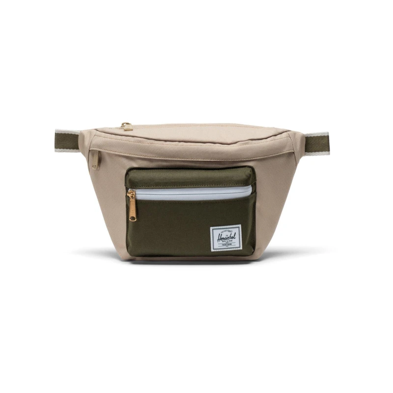 Image of Herschel Bags Mens Pop Quiz Lightweight Hip Pack Bag One Size Twill Ivy Green HSL066-TIVYG-ONE