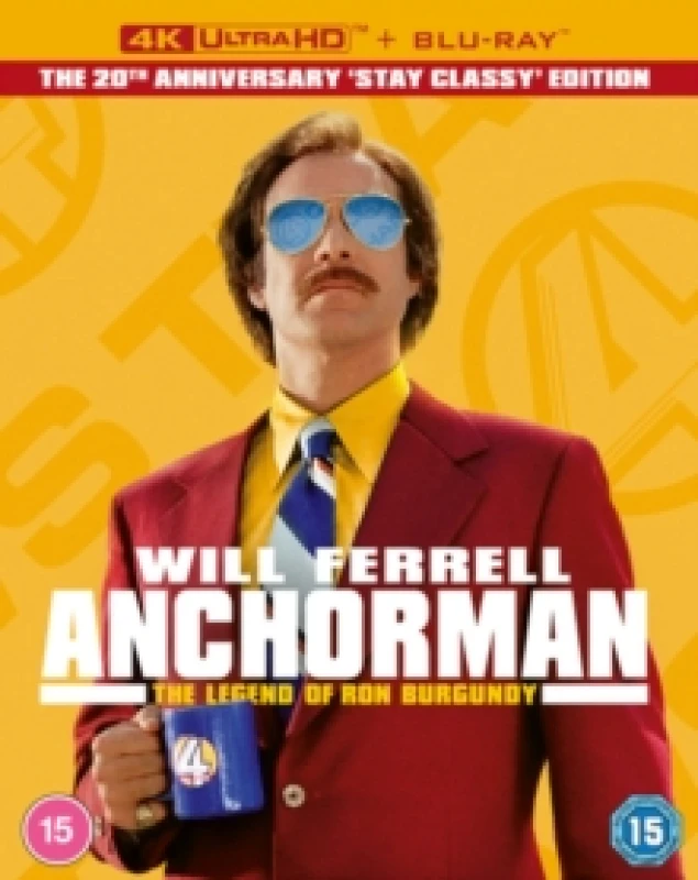Image of Anchorman - The Legend of Ron Burgundy Bluray 5056453206907