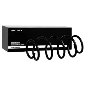 Image of RIDEX Coil spring 188C0293 Suspension spring,Springs VW,SKODA,SEAT,POLO (9N_),Fox Schragheck (5Z1, 5Z3, 5Z4),Polo Limousine (9A4, 9A2, 9N2, 9A6)