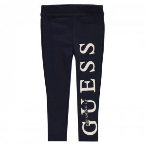 Image of Guess Logo Leggings - Black DEKB