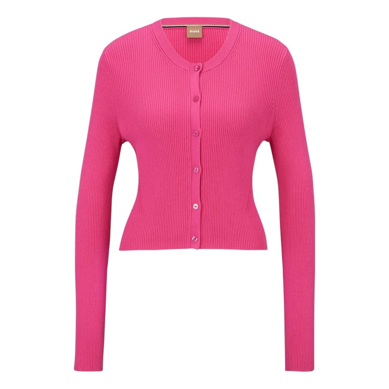 Image of Boss Fahara Cardigan Pink female 8