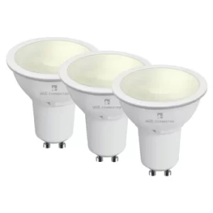 Image of 4lite Smart GU10 LED Bulb 350 Lumens Dimmable Wiz Connect Warm White 3 Pack